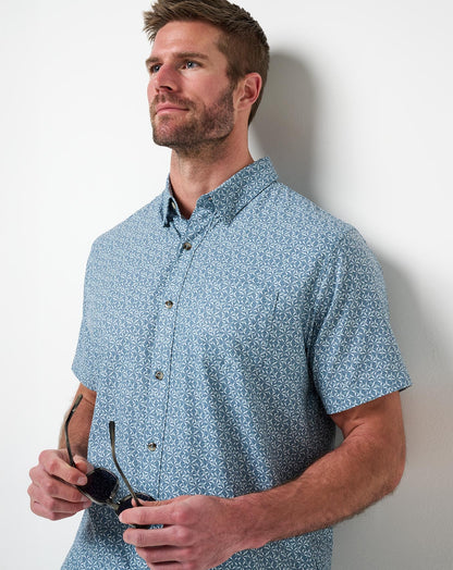 Travis Mathew Techwoven Country Mile Button-Up