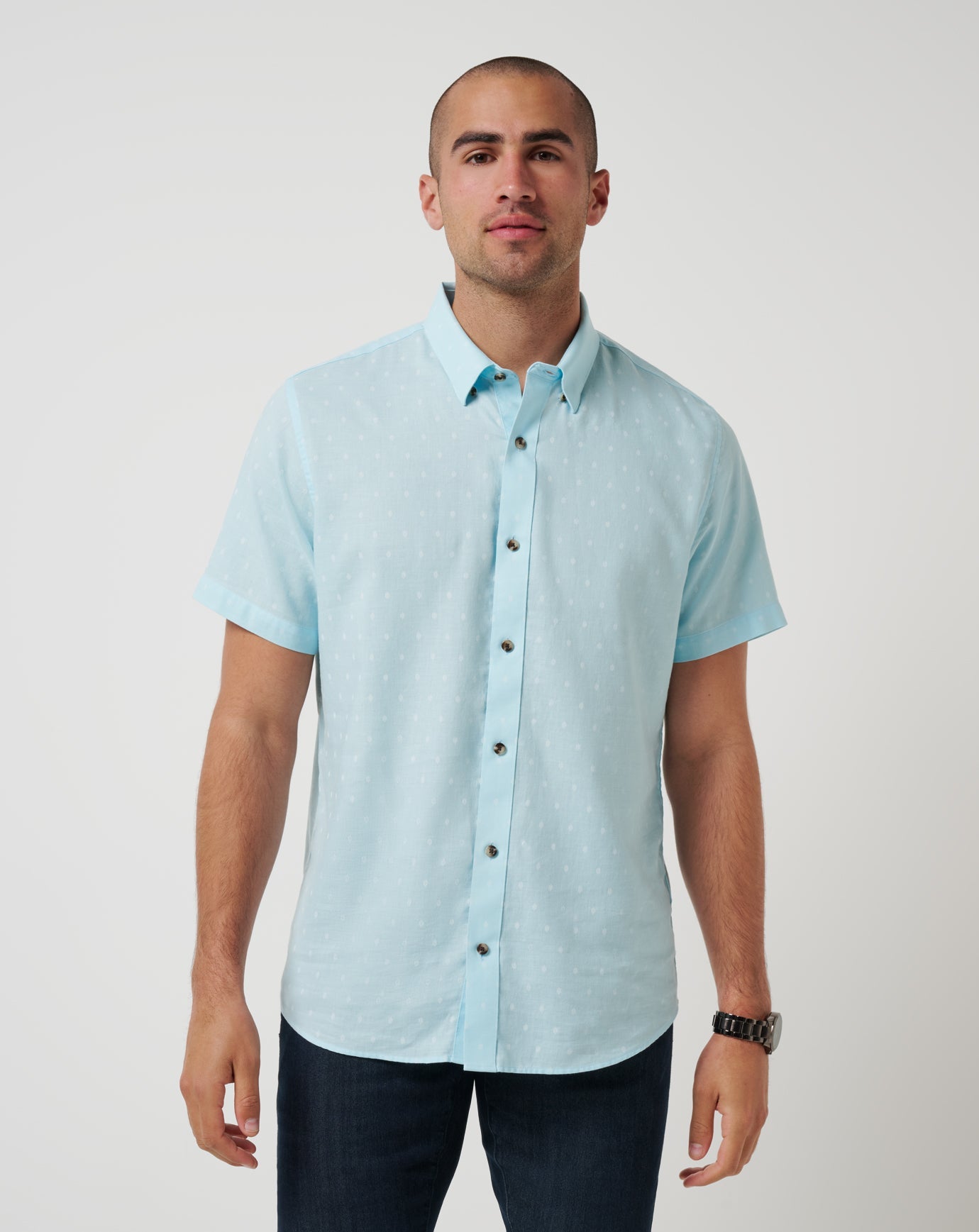 Travis Mathew Early Check In Button-Up