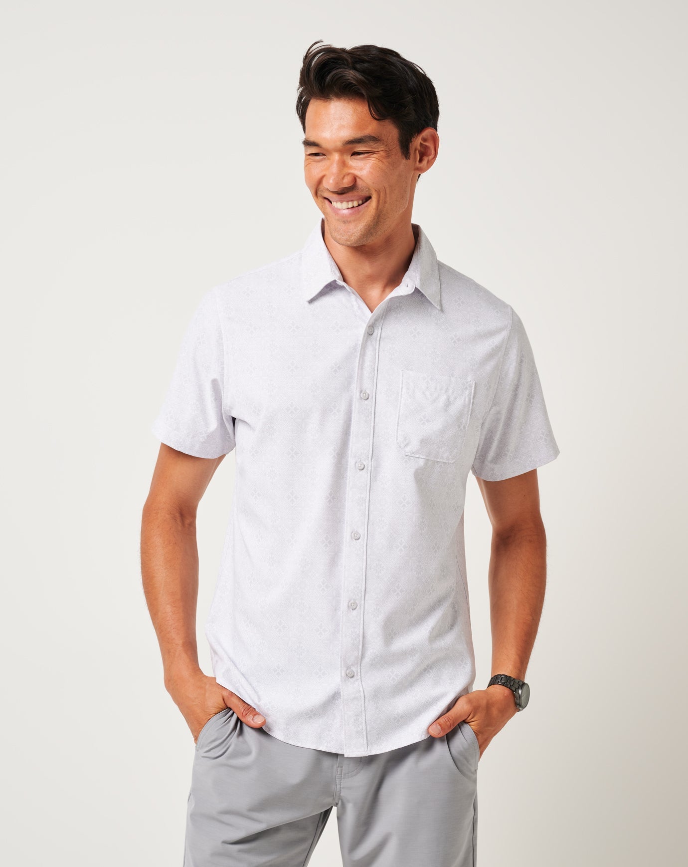 Travis Mathew Techwoven Acropolis Button-Up