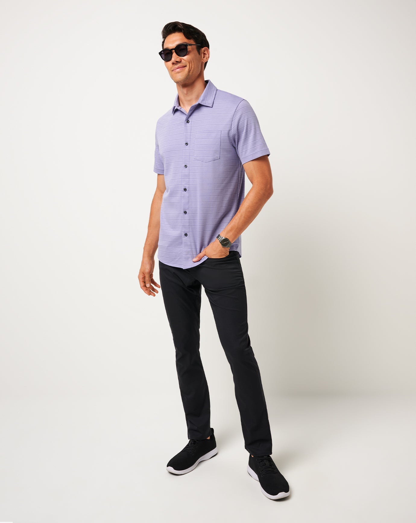 Travis Mathew Knit Trip To The City Button-Up