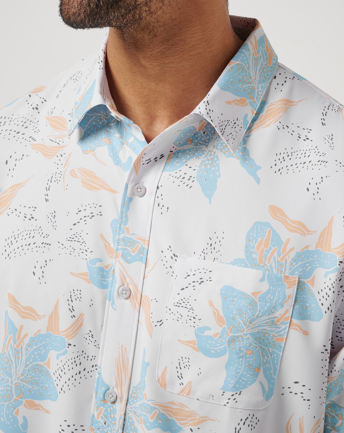 Travis Mathew Techwoven Board Battle Button-Up