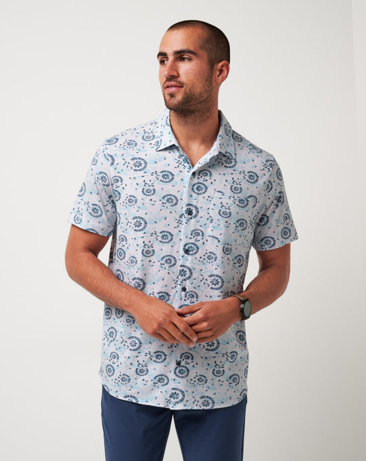Travis Mathew Knit Flourish Button-Up