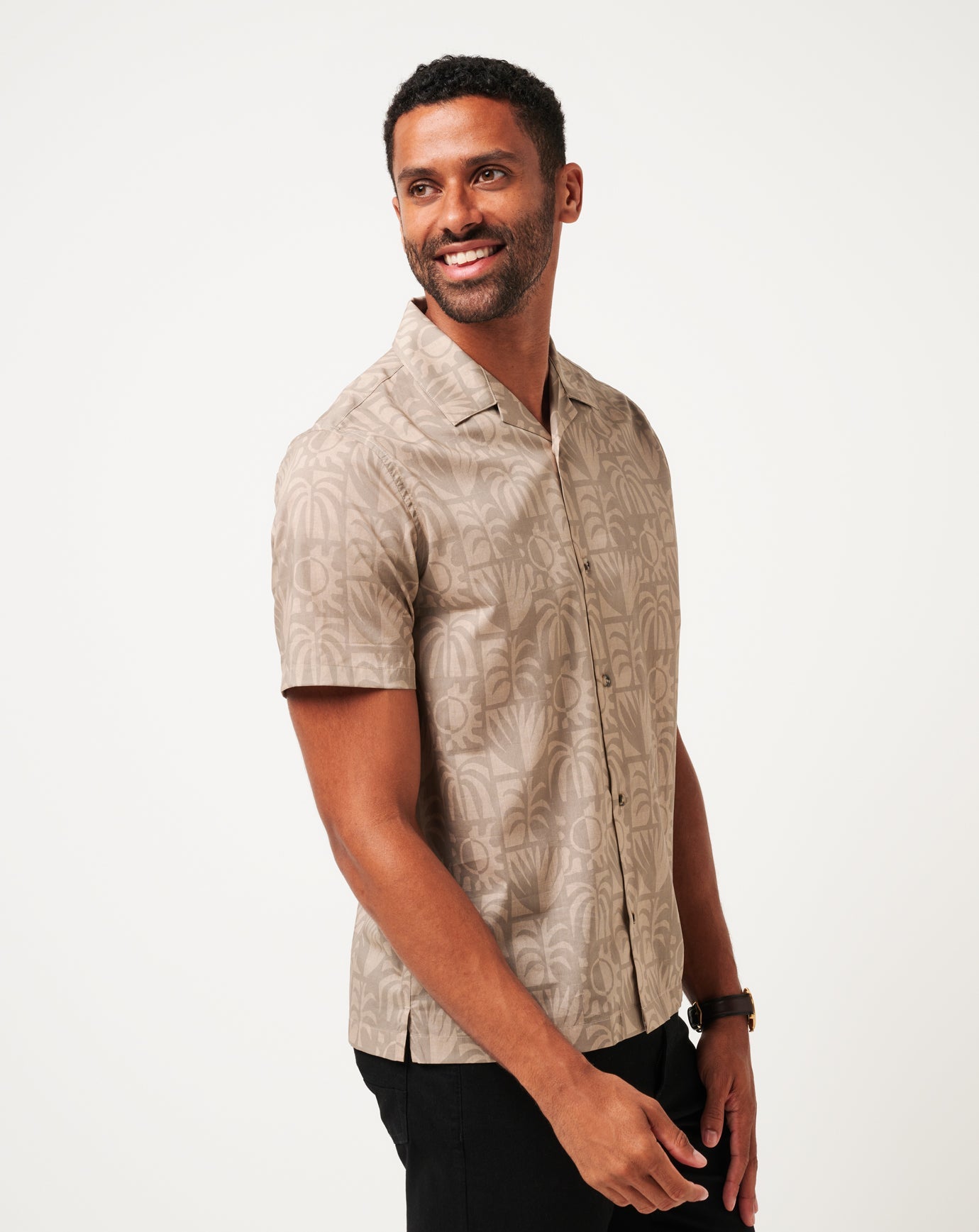 Travis Mathew Desert Sun Button-Up