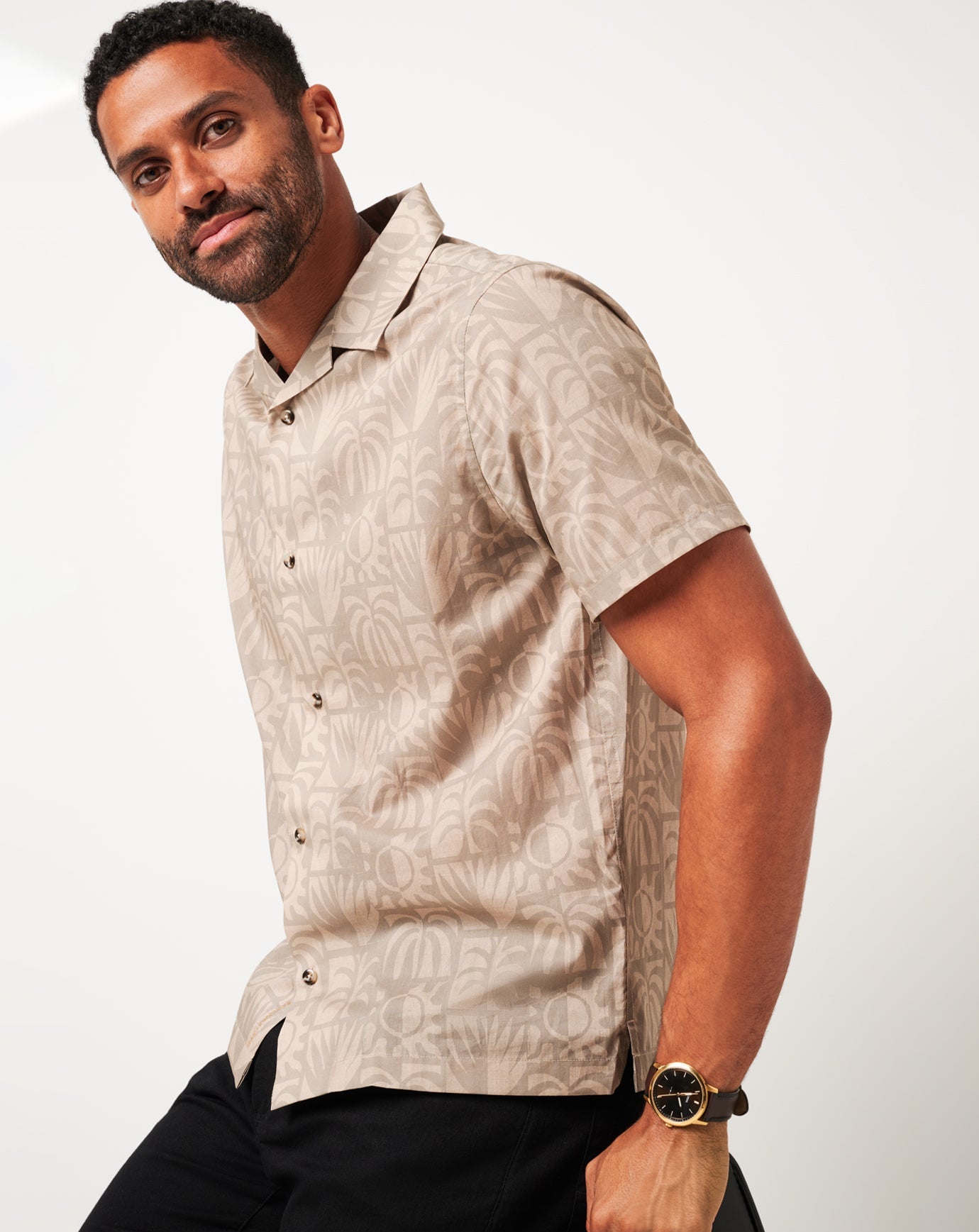 Travis Mathew Desert Sun Button-Up