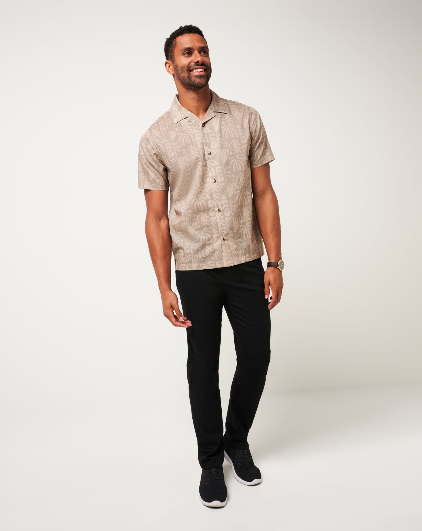 Travis Mathew Desert Sun Button-Up