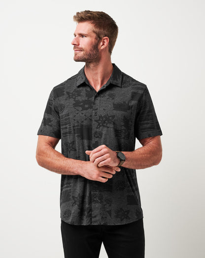 Travis Mathew Knit Gravitation Button-Up