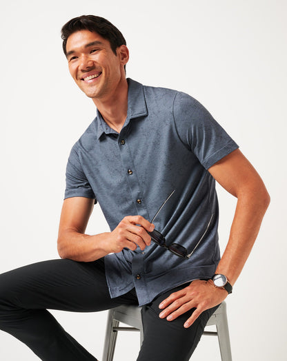 Travis Mathew Knit Featherweight Tides Button-Up