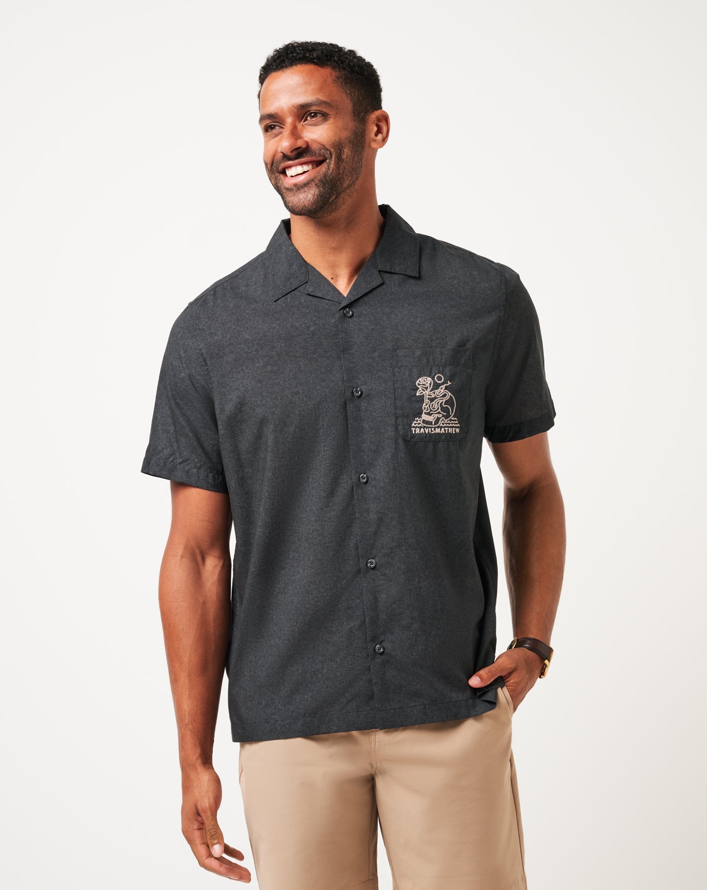 Travis Mathew Lost Cave Button-Up