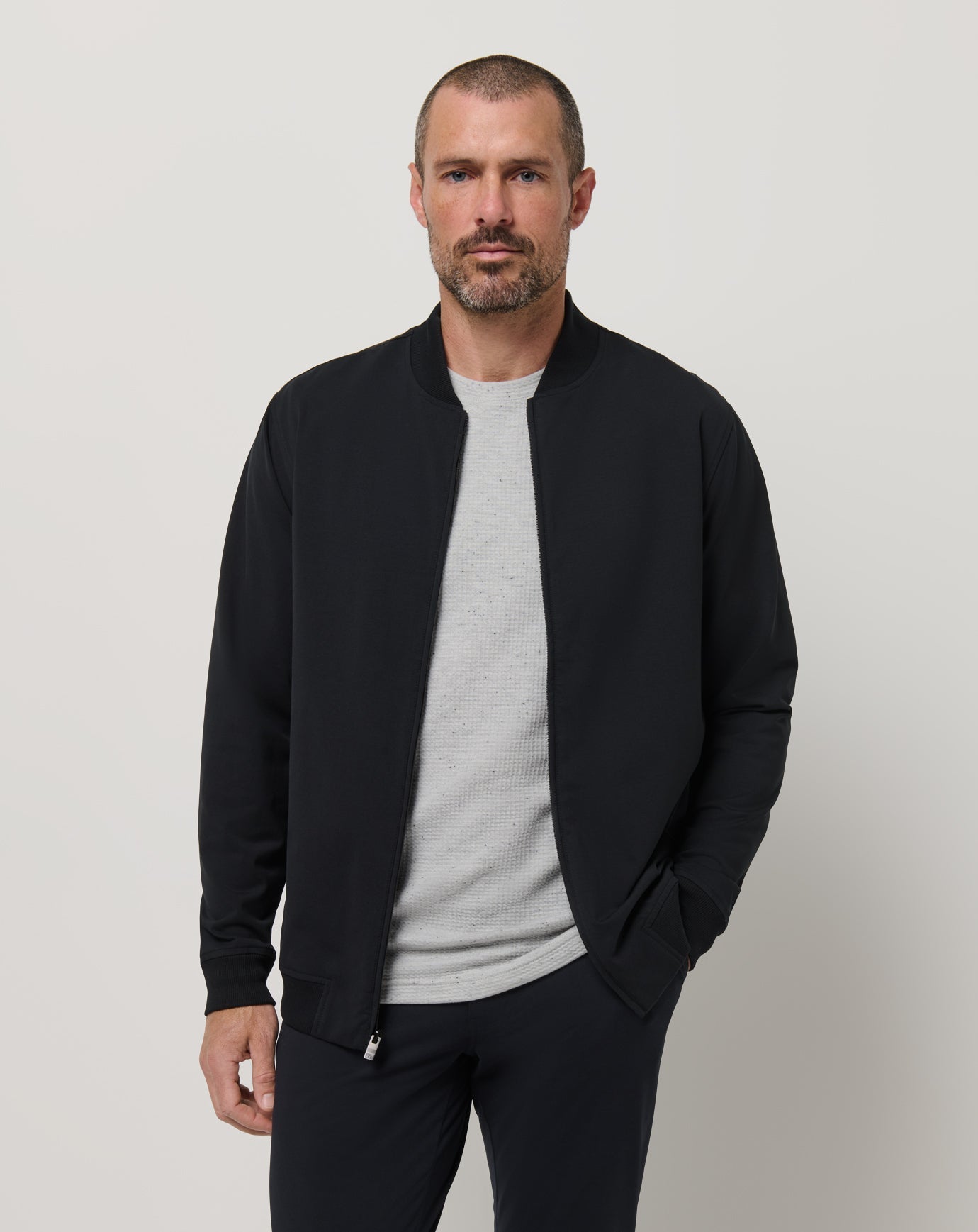 Travis Mathew Stretchknit Bomber Jacket