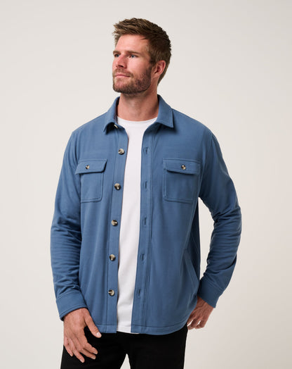Travis Mathew Peak Fleece Shirt Jacket