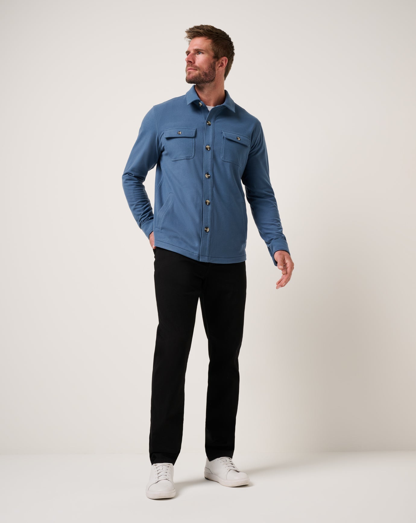 Travis Mathew Peak Fleece Shirt Jacket