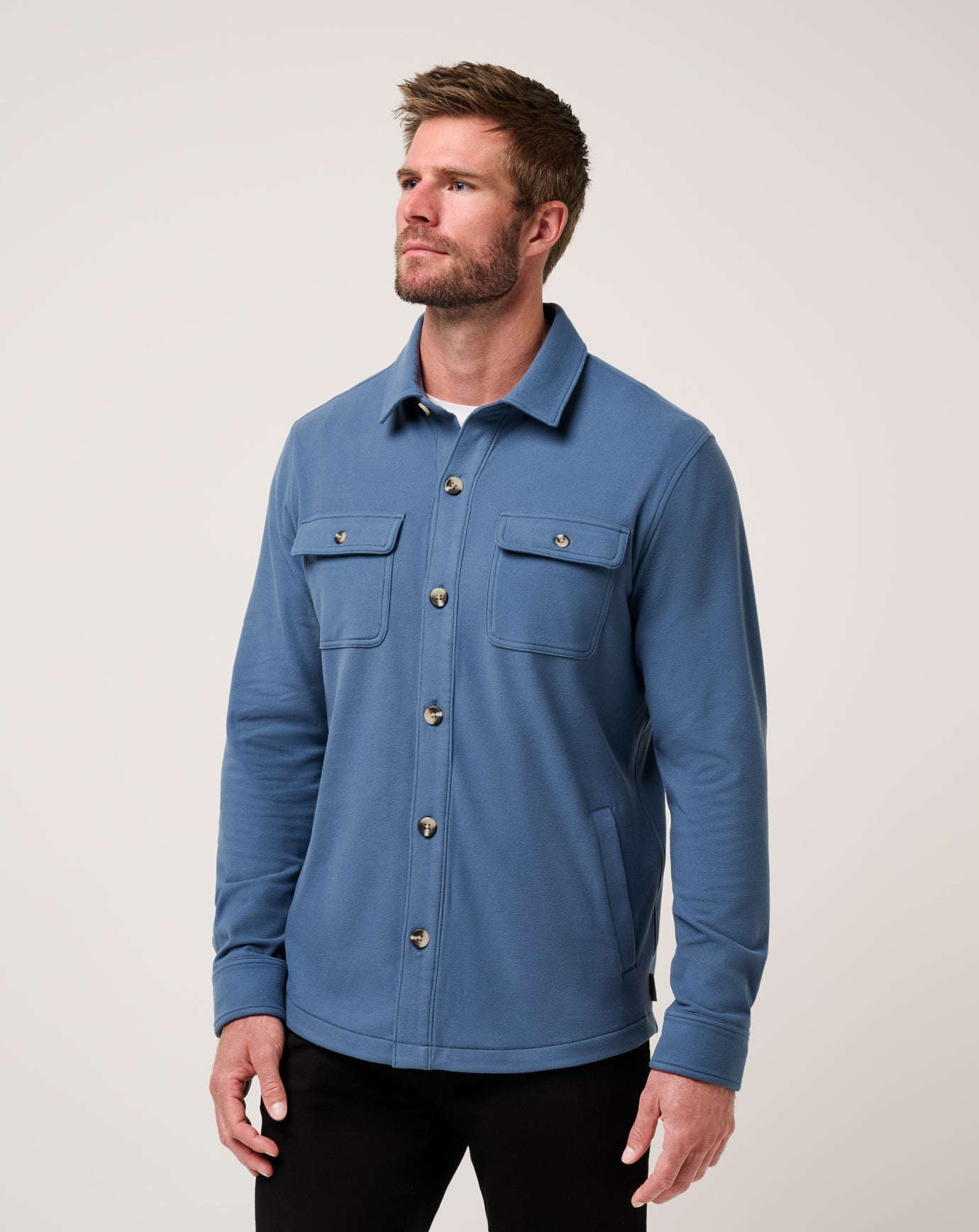Travis Mathew Peak Fleece Shirt Jacket