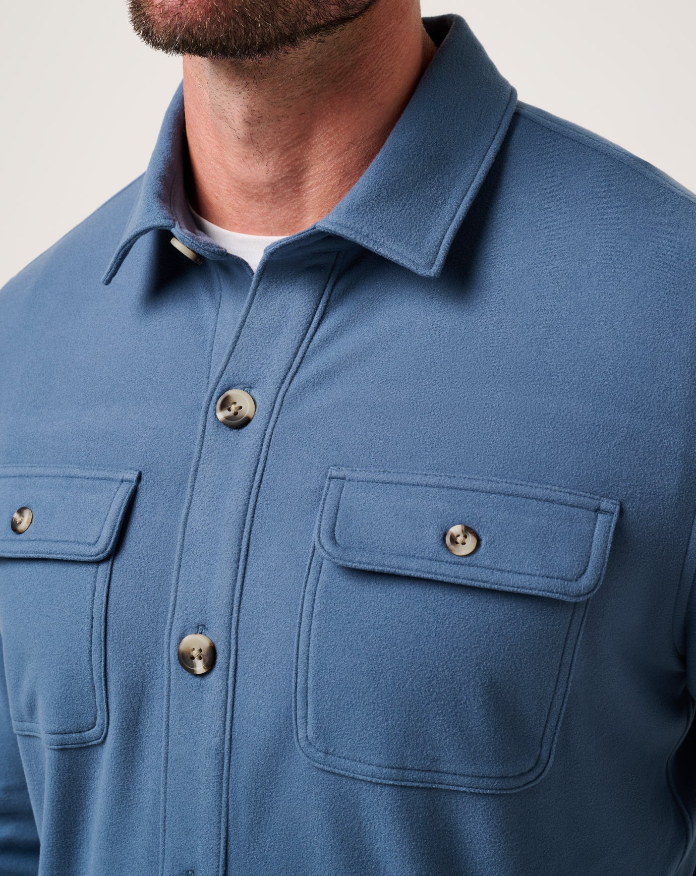 Travis Mathew Peak Fleece Shirt Jacket