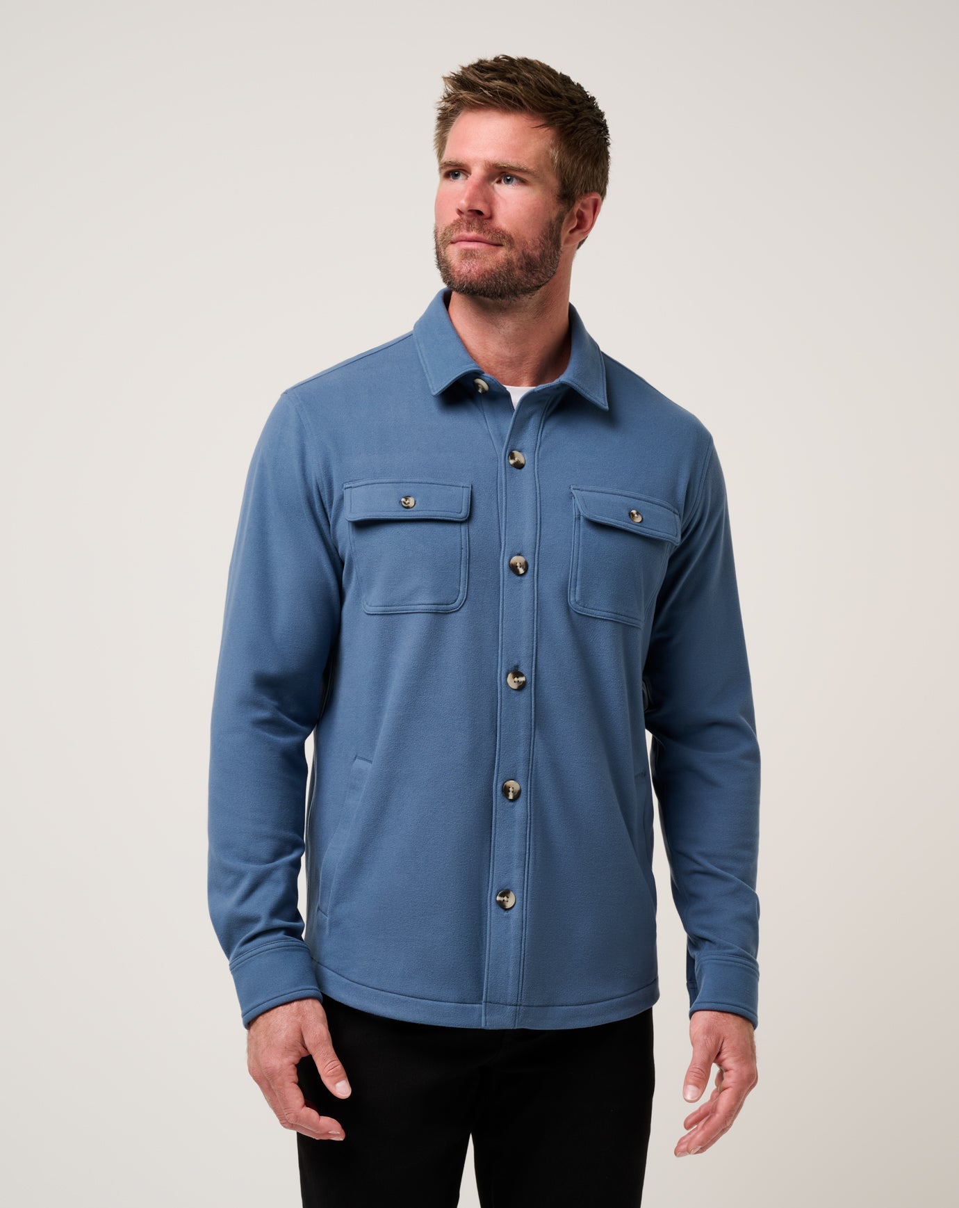 Travis Mathew Peak Fleece Shirt Jacket