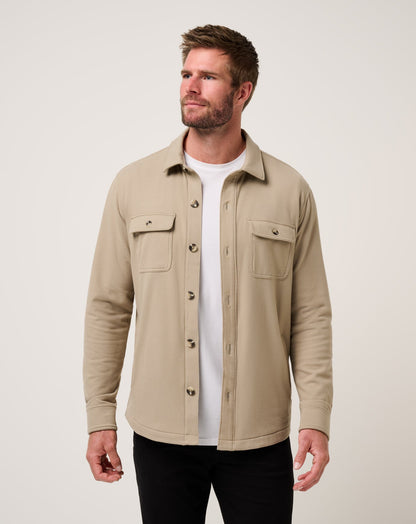 Travis Mathew Peak Fleece Shirt Jacket