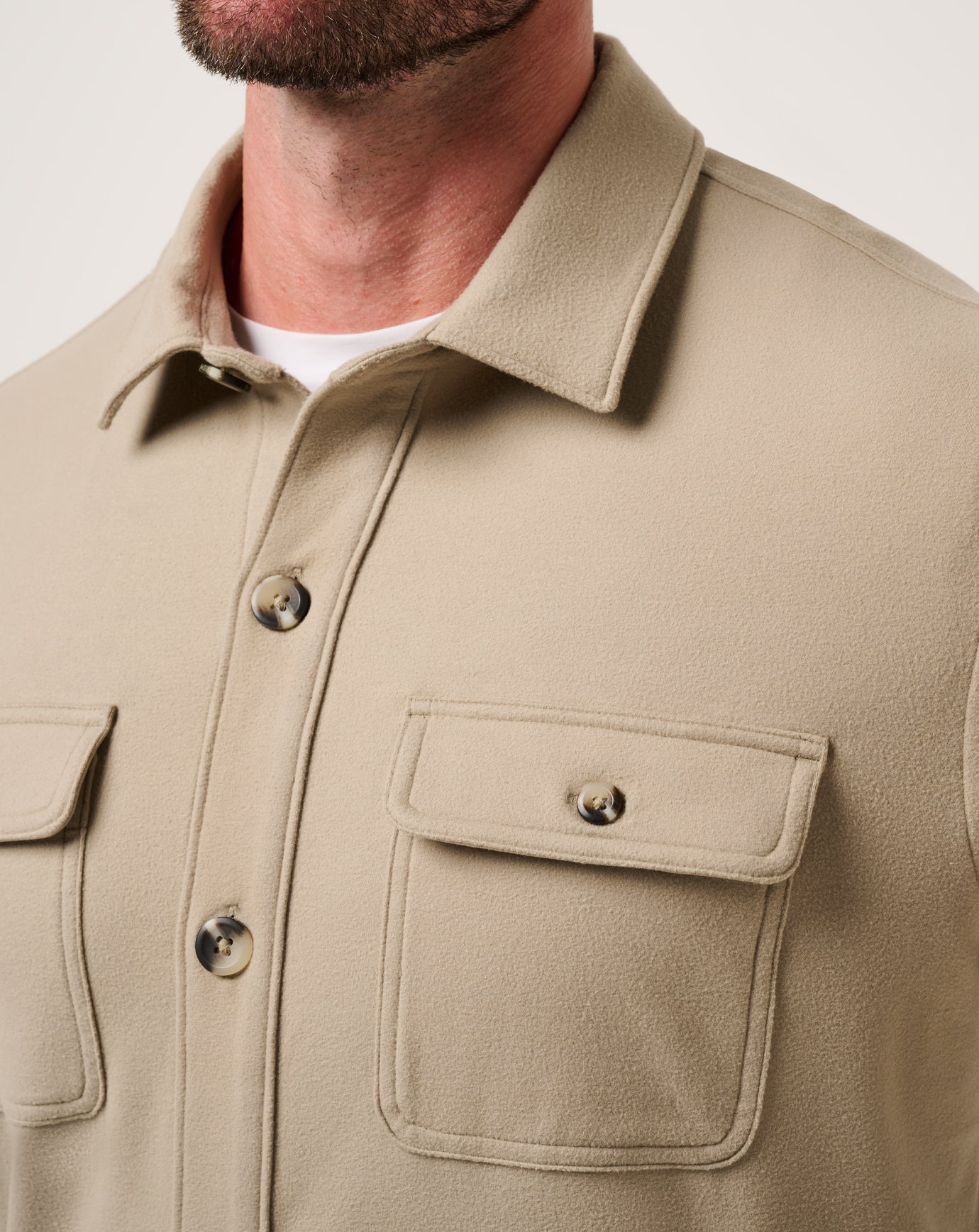 Travis Mathew Peak Fleece Shirt Jacket