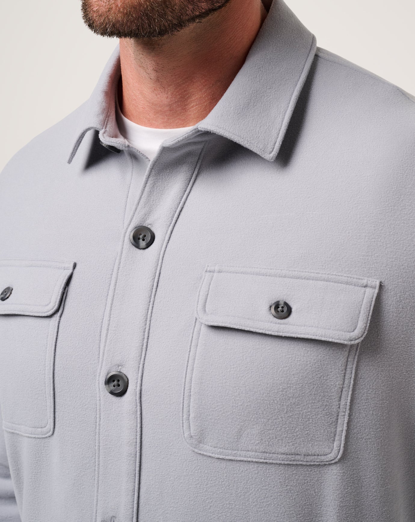 Travis Mathew Peak Fleece Shirt Jacket