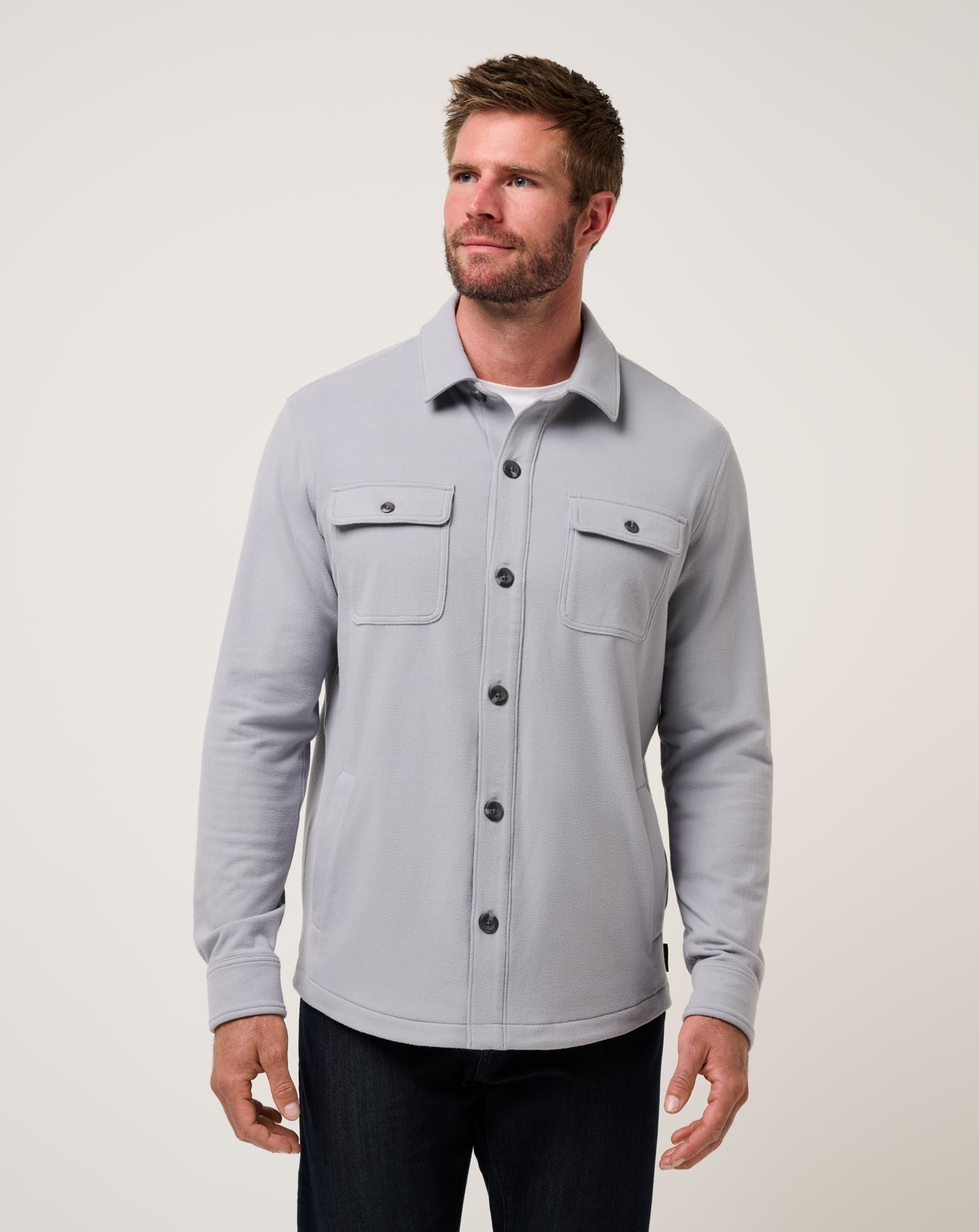 Travis Mathew Peak Fleece Shirt Jacket