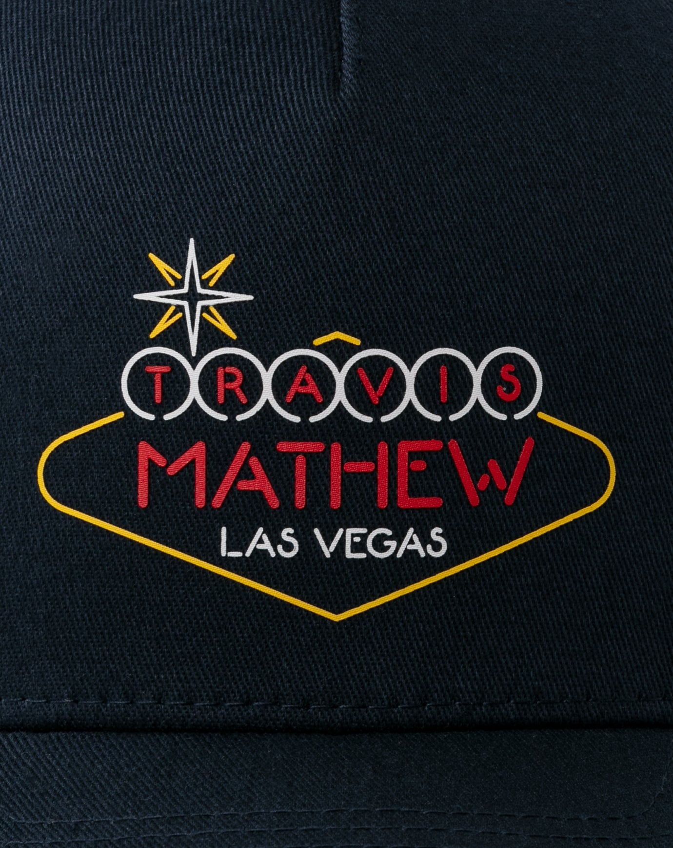 Travis Mathew Neon Magic Snapback Hat