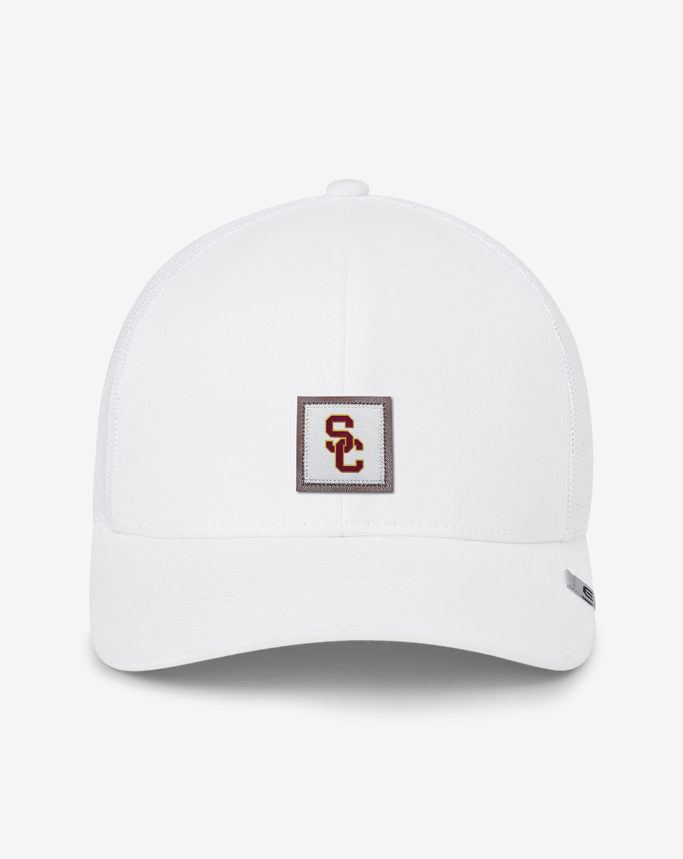 Travis Mathew USC Leather Patch Snapback Hat