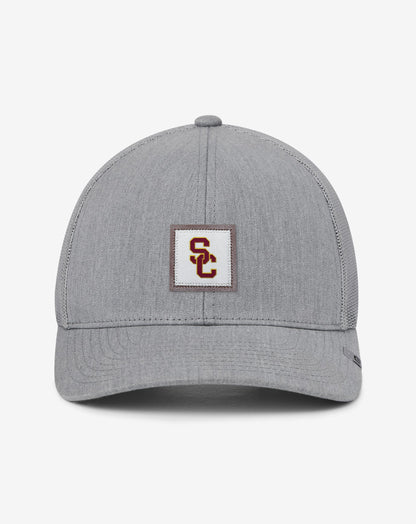 Travis Mathew USC Leather Patch Snapback Hat