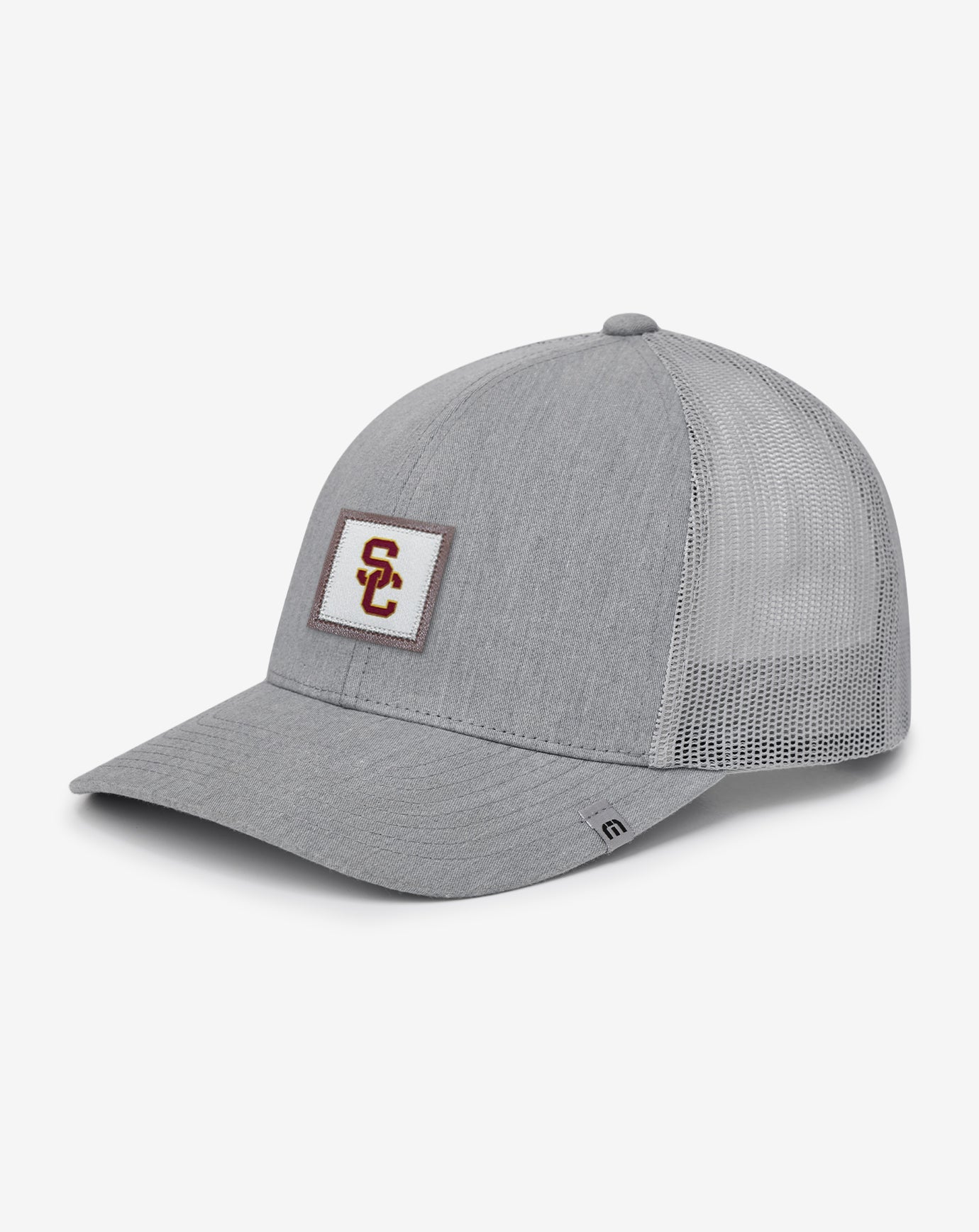 Travis Mathew USC Leather Patch Snapback Hat