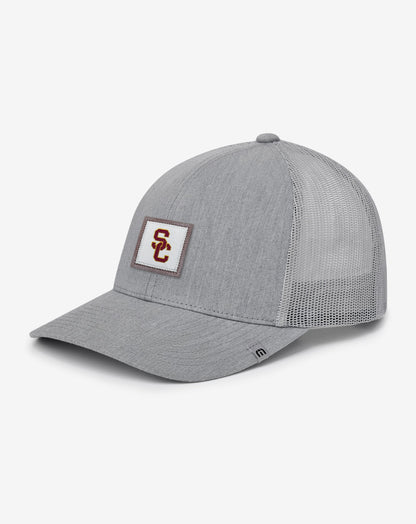 Travis Mathew USC Leather Patch Snapback Hat