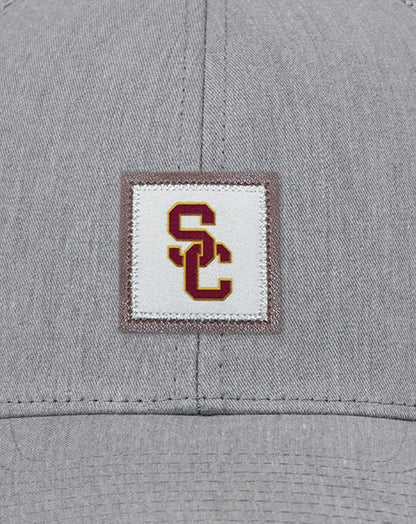Travis Mathew USC Leather Patch Snapback Hat