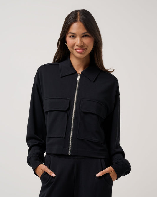 Travis Mathew Friday Doubleknit Utility Jacket