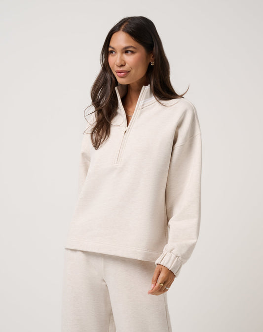 Travis Mathew Cloud Fleece Clubside Half Zip