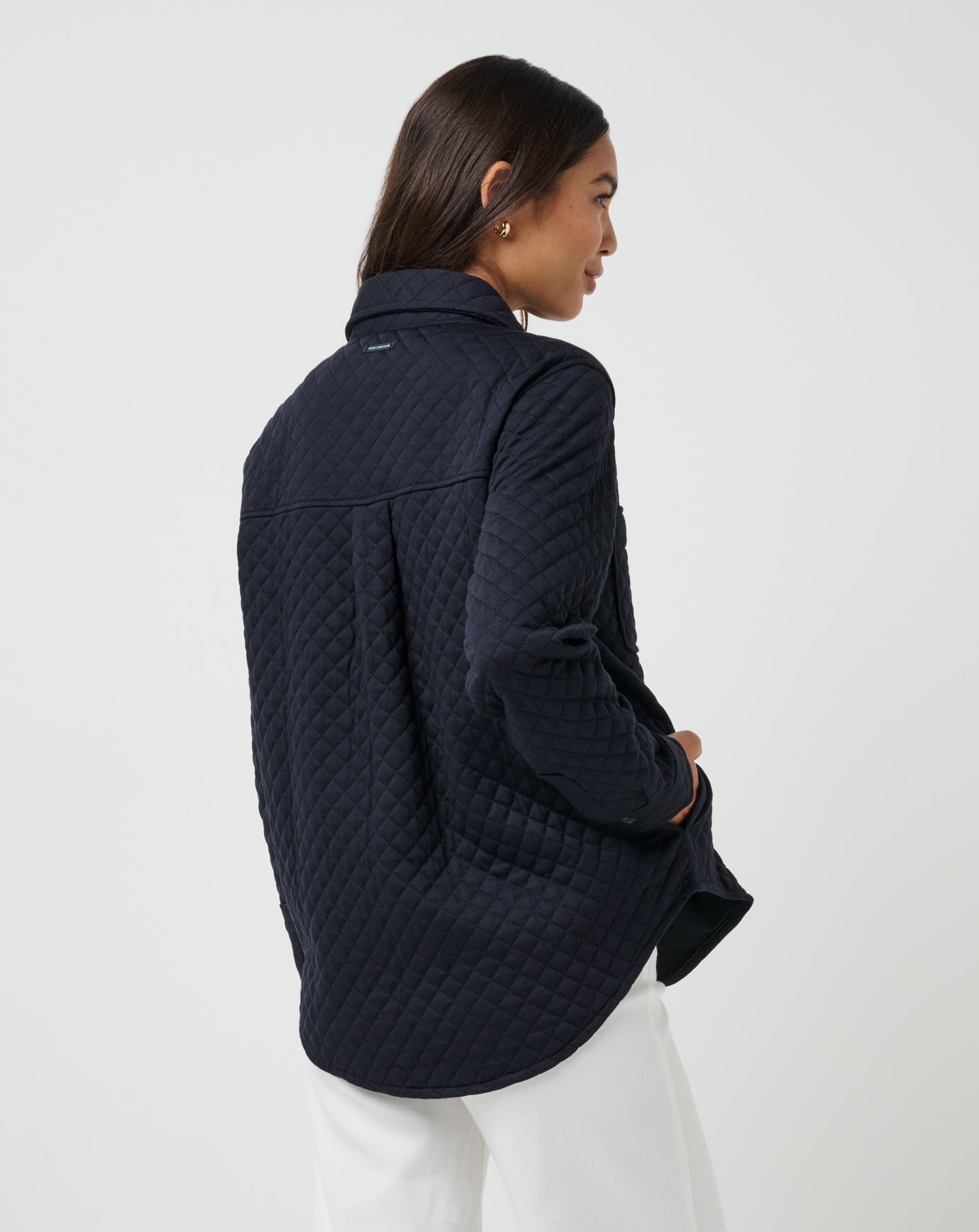 Travis Mathew Diamond Quilted Shacket