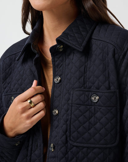 Travis Mathew Diamond Quilted Shacket