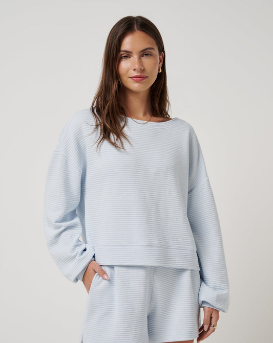 Travis Mathew Coastal Rib Yacht Me Pullover