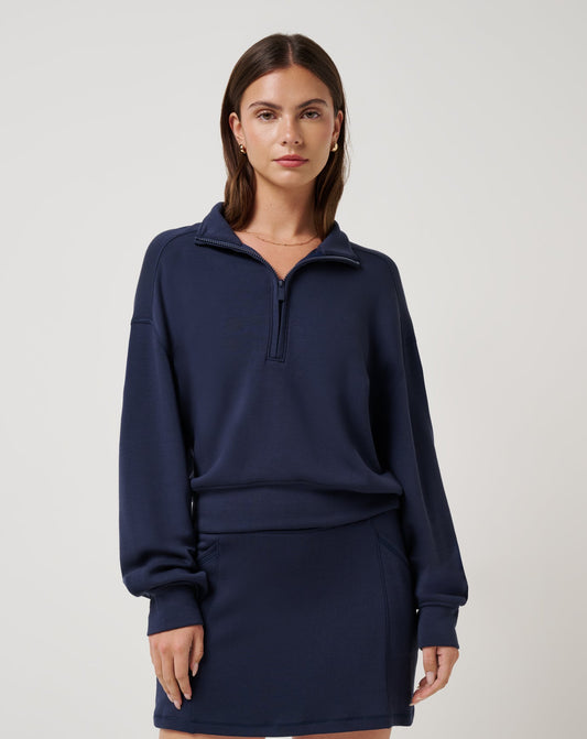 Travis Mathew Skyloft Soft Echo Half Zip
