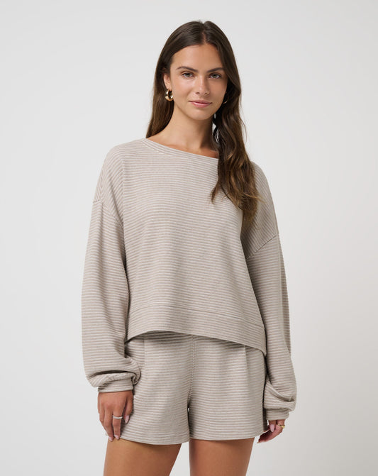 Travis Mathew Coastal Rib Yacht Me Pullover