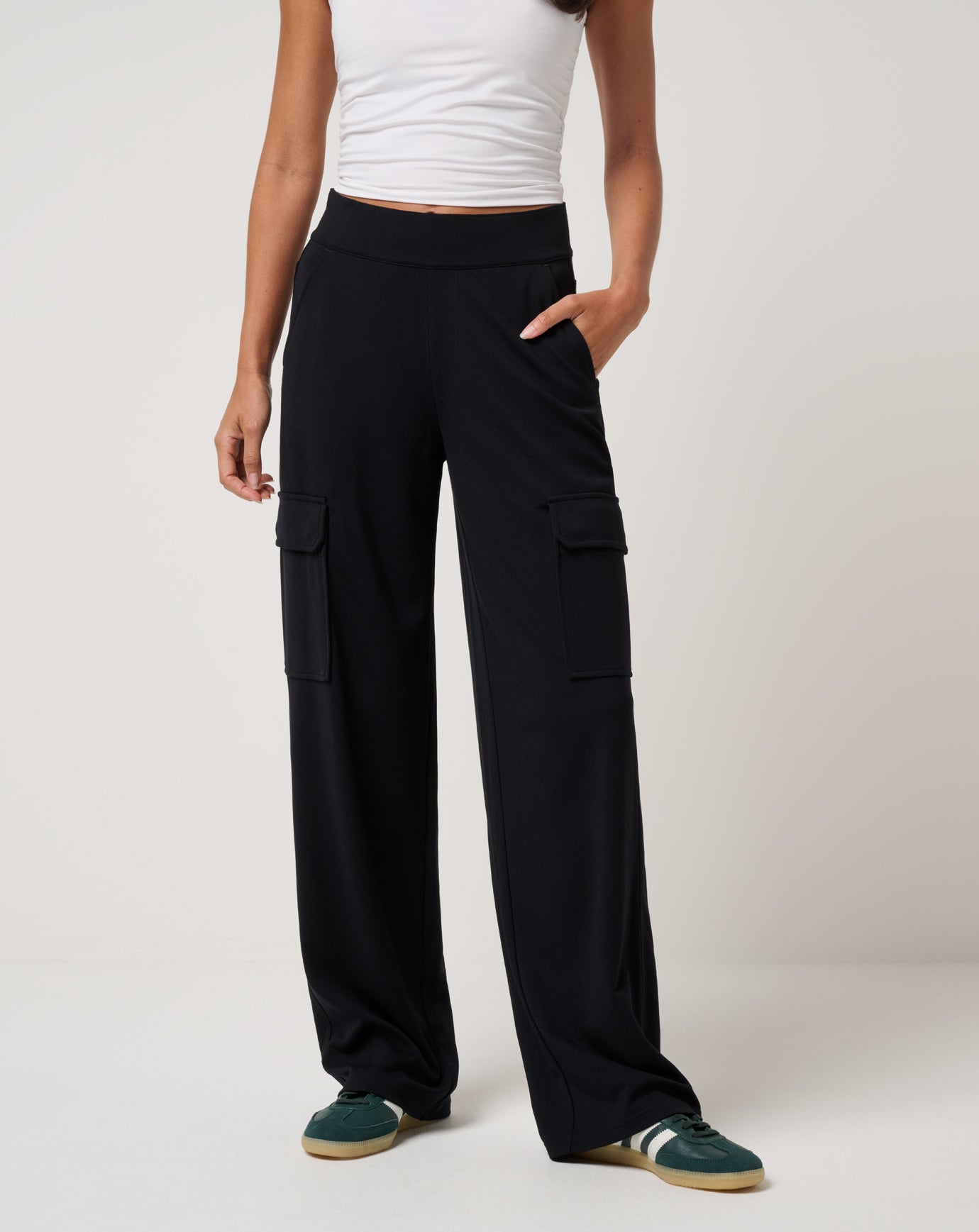 Travis Mathew Friday Doubleknit Utility Wide Leg Pant