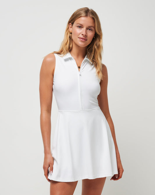 Travis Mathew Moveknit Sleeveless Polo Dress