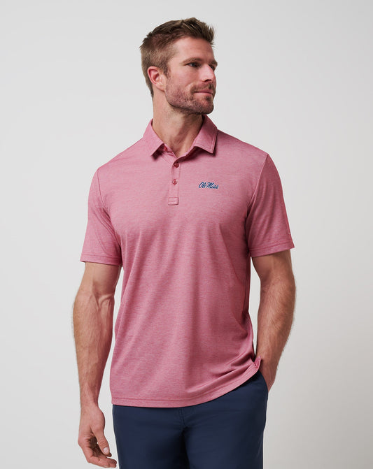 Travis Mathew Mississippi School Pride Polo
