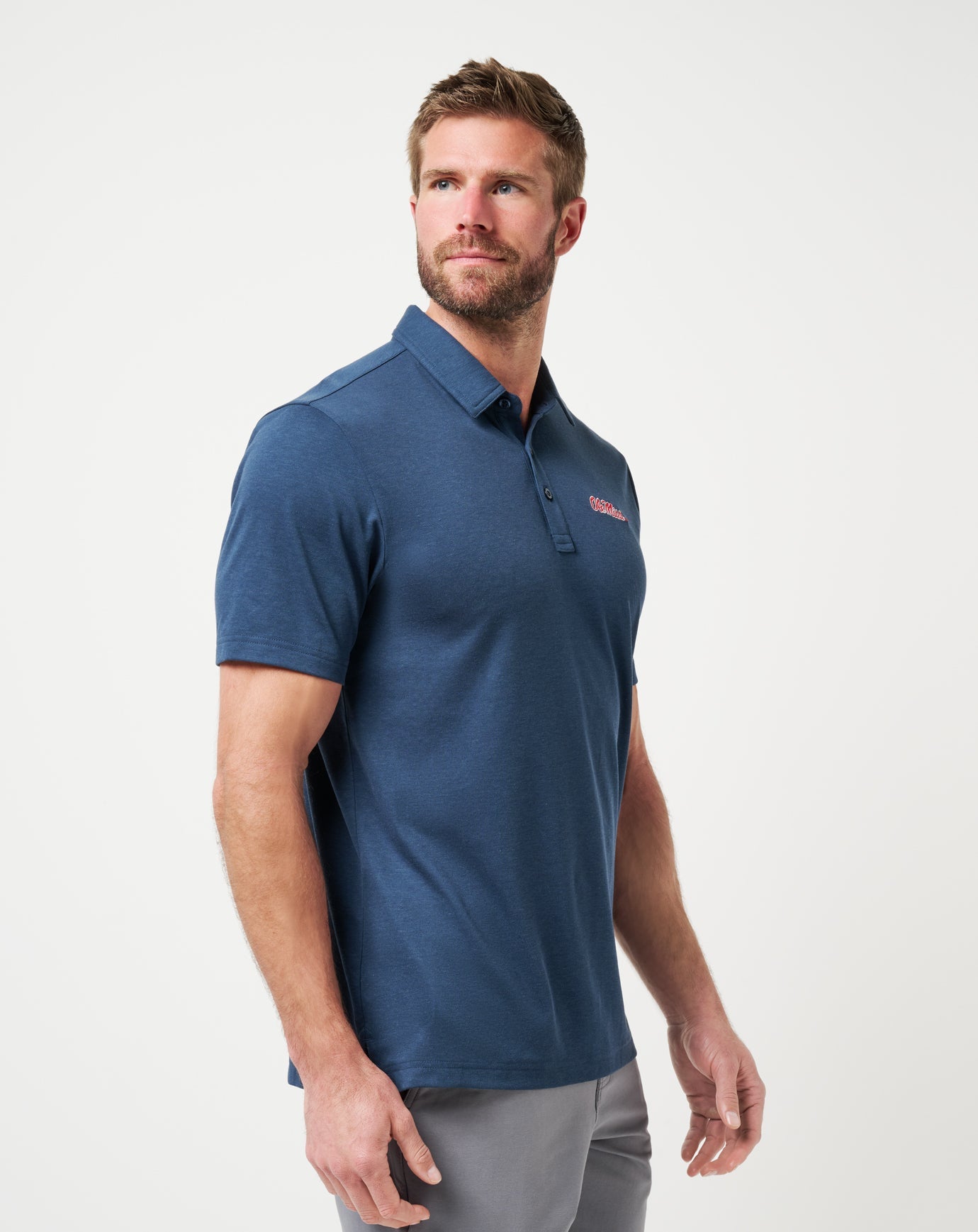 Travis Mathew Mississippi School Pride Polo