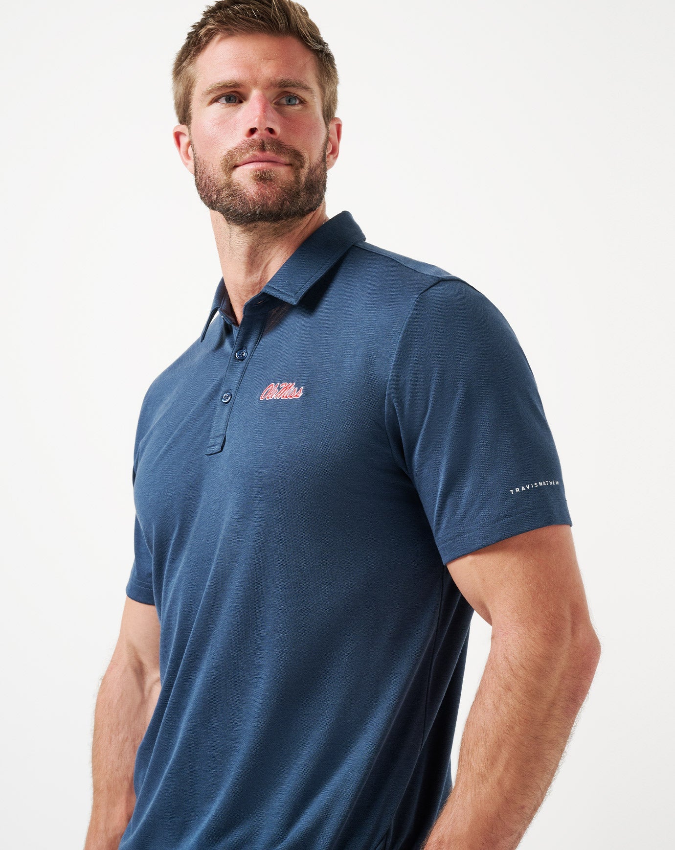Travis Mathew Mississippi School Pride Polo