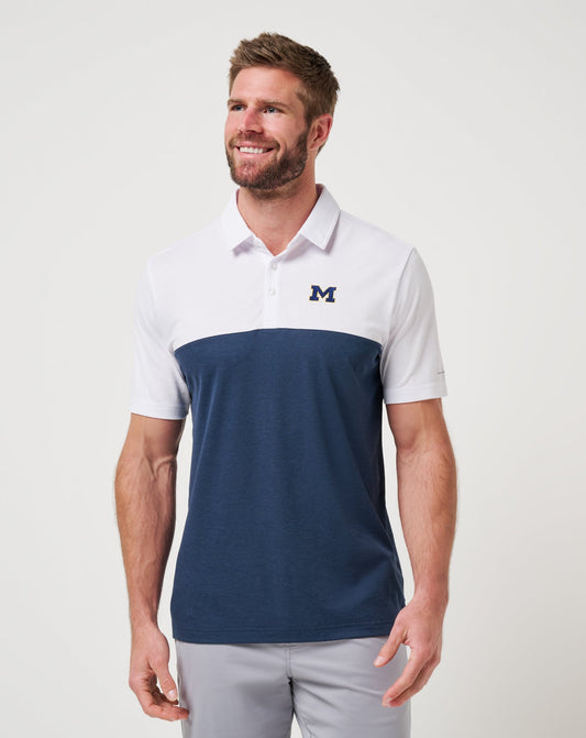 Travis Mathew Michigan Drop Back Polo