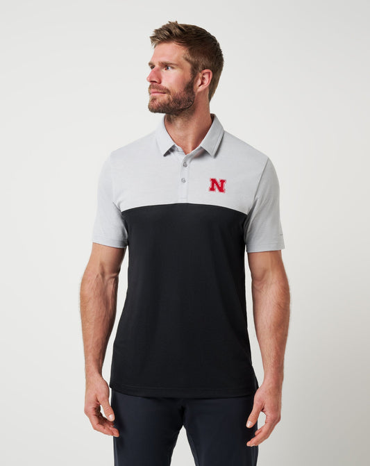 Travis Mathew Nebraska Drop Back Polo