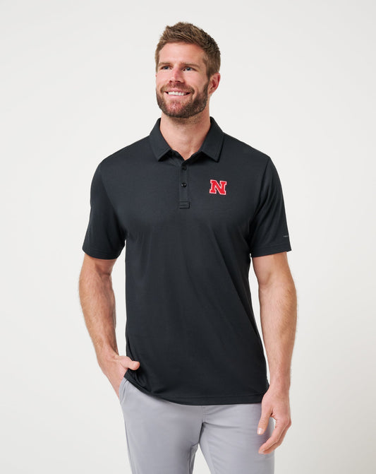 Travis Mathew Nebraska School Pride Polo