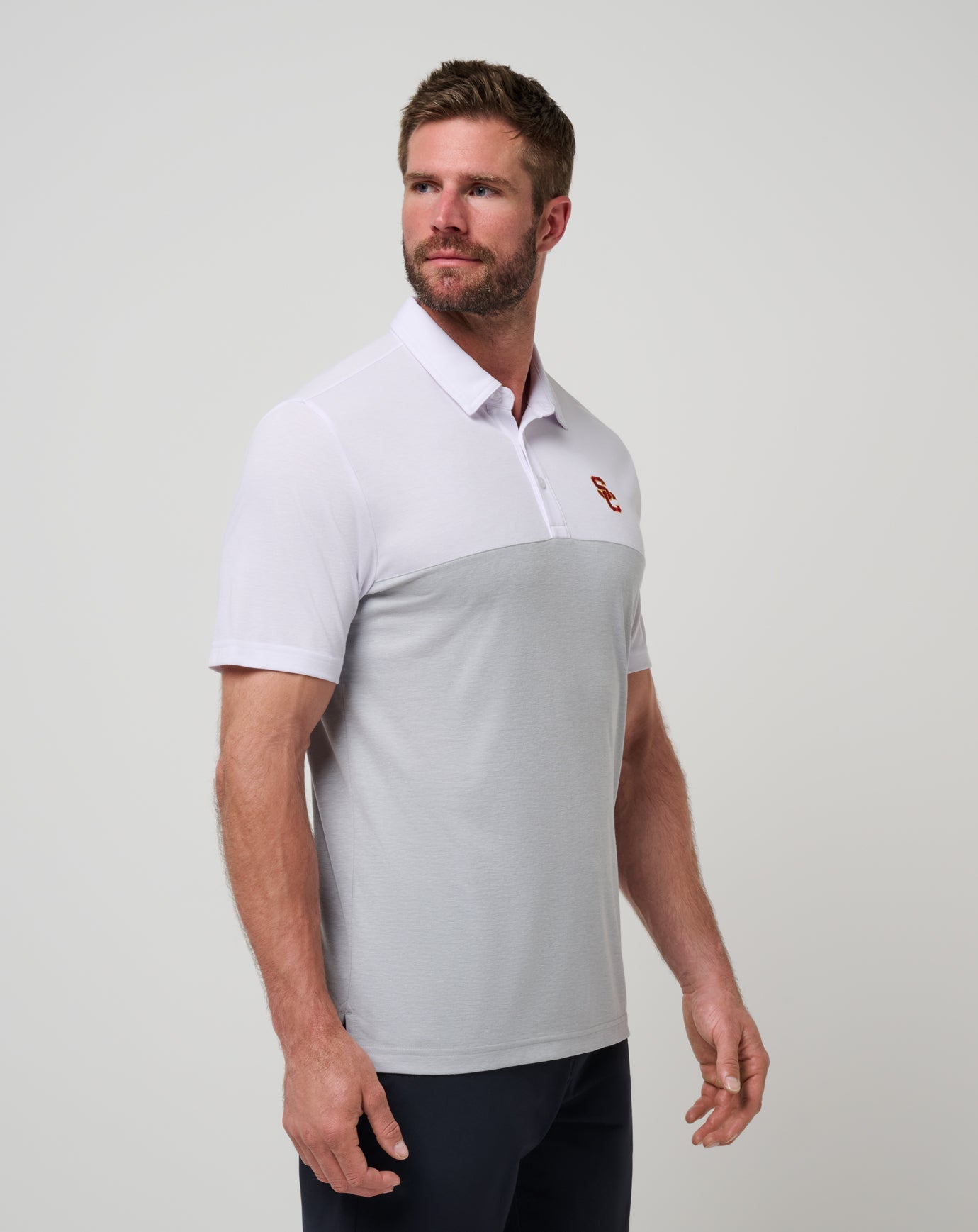 Travis Mathew USC Drop Back Polo