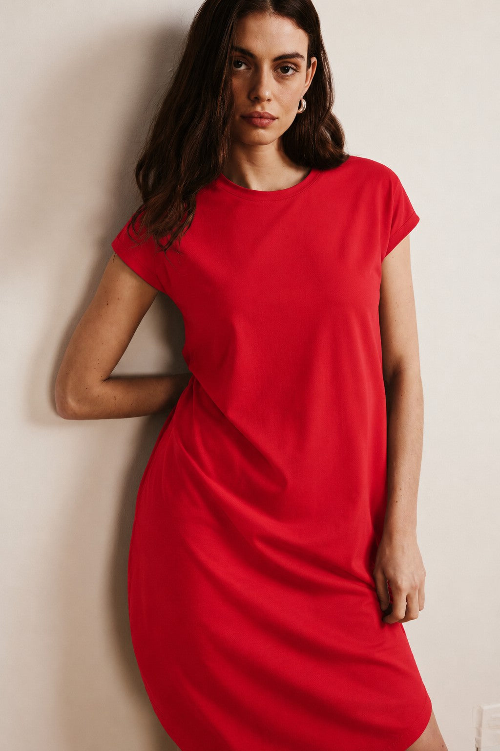 Universal Standard Iconic Geneva Dress - Ruby Red