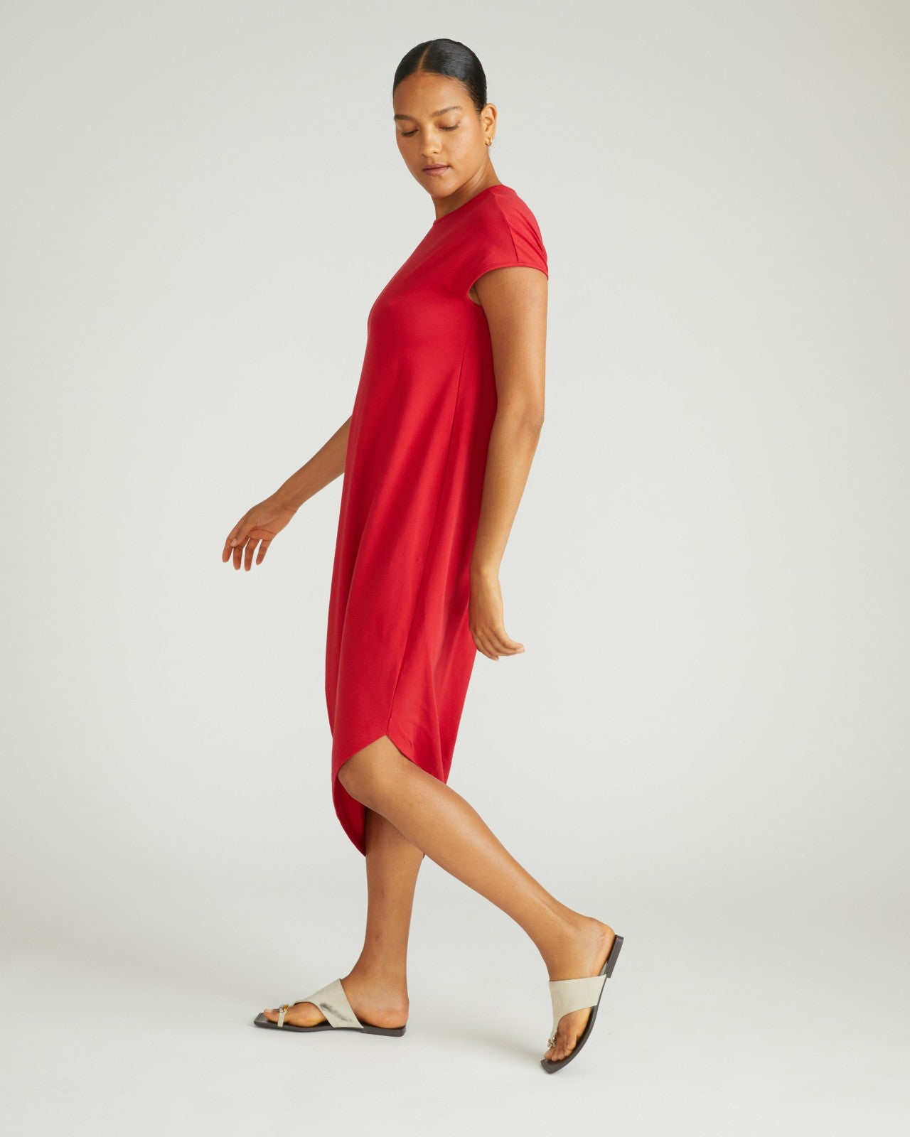 Universal Standard Iconic Geneva Dress - Ruby Red