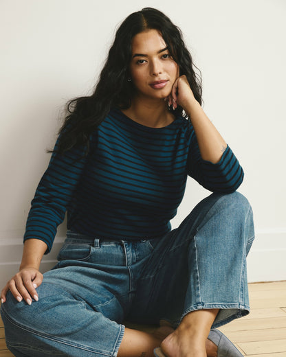 Universal Standard Dakota Twisted Leg Jeans - Montana Blue