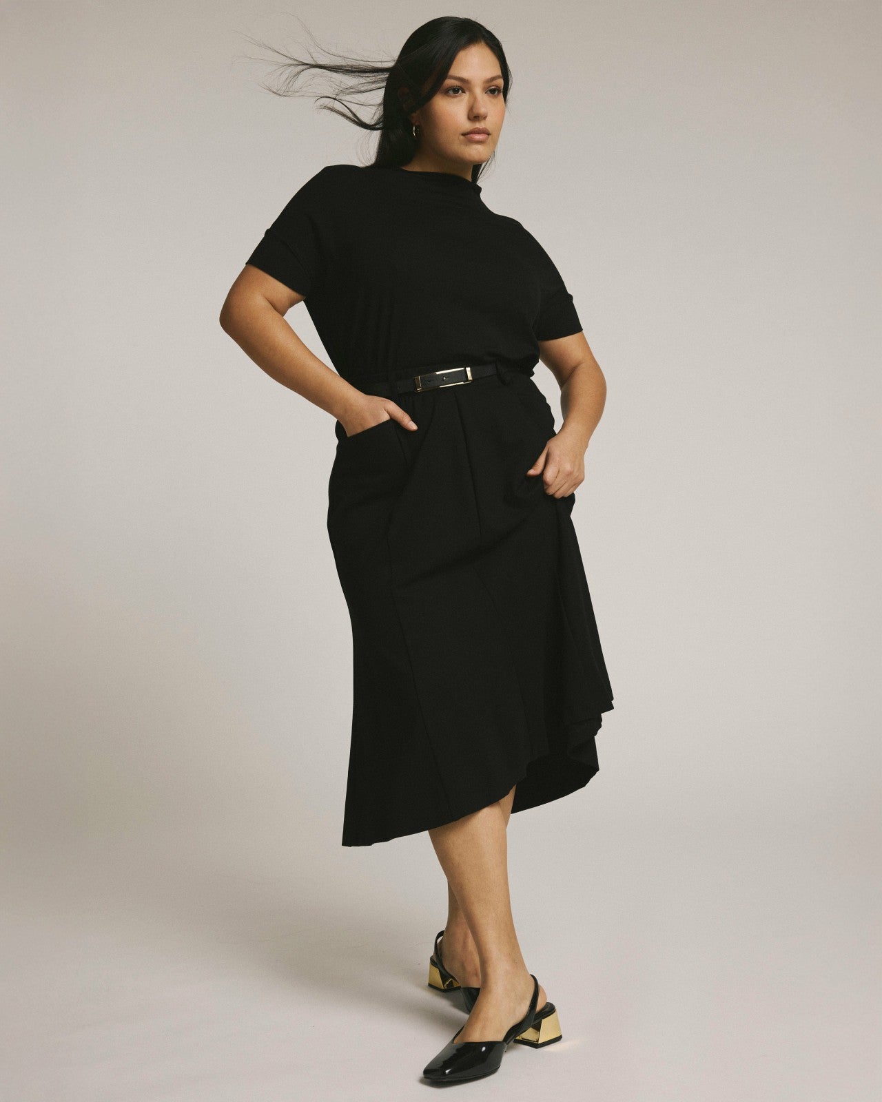 Universal Standard Carla Ponte Skirt - Black