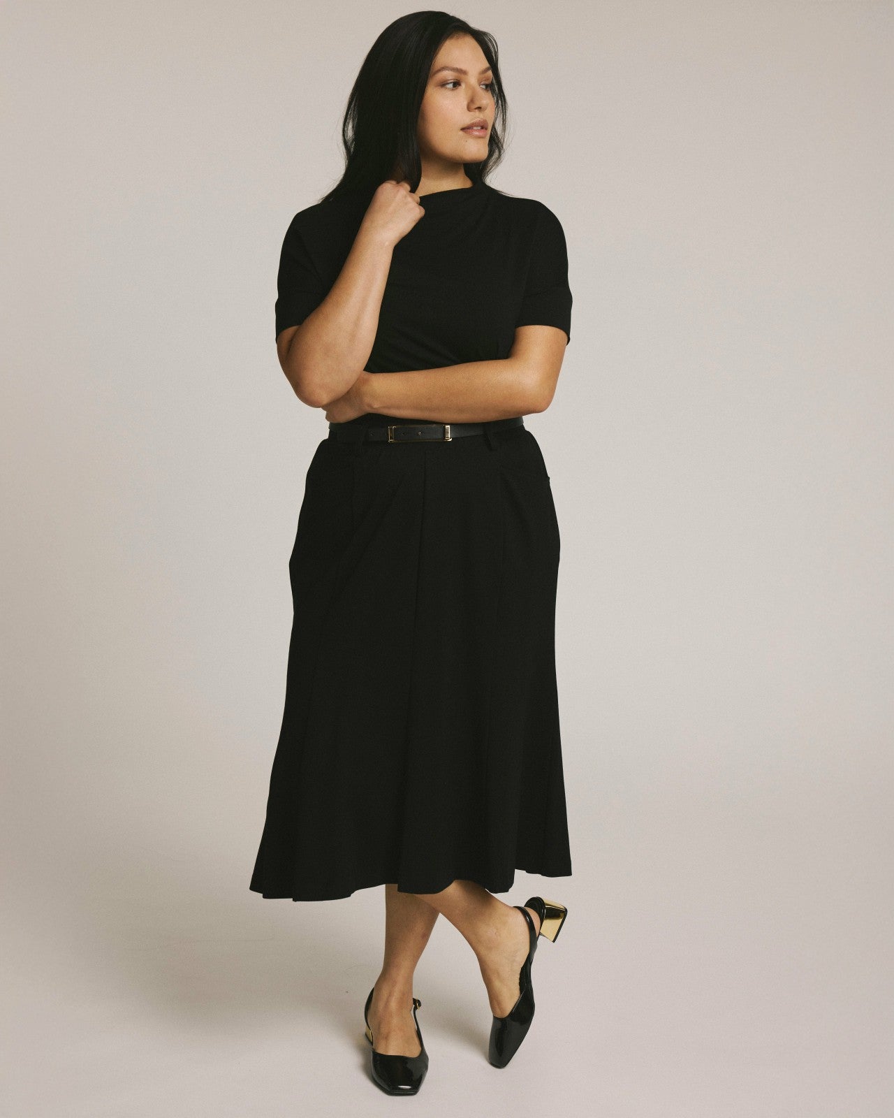 Universal Standard Carla Ponte Skirt - Black