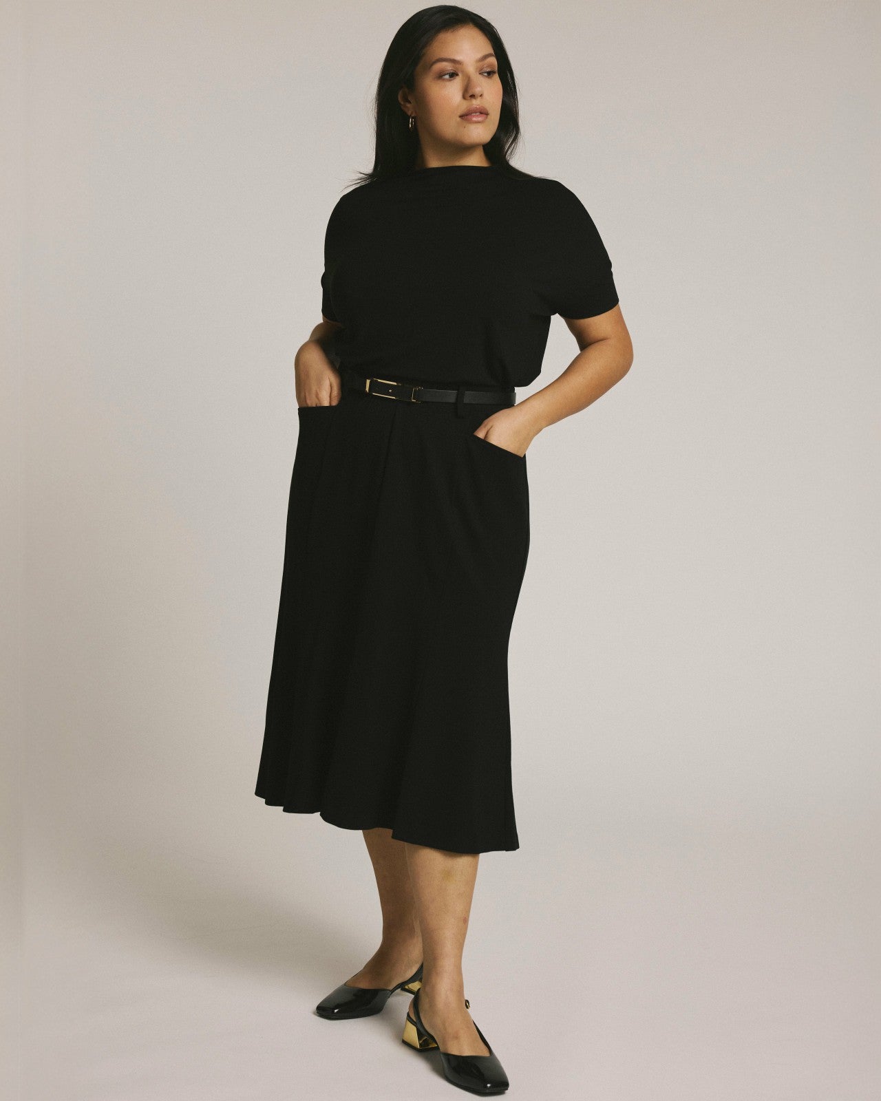 Universal Standard Carla Ponte Skirt - Black